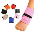 thumbnail image 1 of Leaveforme Running Sport Travel Zipper Wrist Wallet Band Coin Key Holder Storage Pouch, 1 of 1