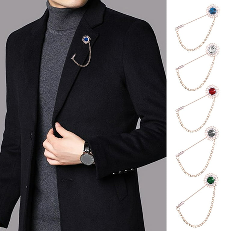Lapel brooch chain clearance