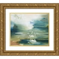thumbnail image 1 of Leaver, Tara 17x15 Gold Ornate Wood Framed with Double Matting Museum Art Print Titled - Green Joyous, 1 of 4