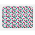 thumbnail image 1 of Leaves Bath Mat, Simplistic Foliage Design with Colorful Leaves Abstract Autumn Season Elements, Plush Bathroom Decor Mat with Non Slip Backing, 29.5" X 17.5", Multicolor, by Ambesonne, 1 of 2