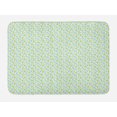 thumbnail image 1 of Leaves Bath Mat, Tropical Botany Elements Nature Awakening on Plain Backdrop, Plush Bathroom Decor Mat with Non Slip Backing, 29.5" X 17.5", Green Seafoam, by Ambesonne, 1 of 2