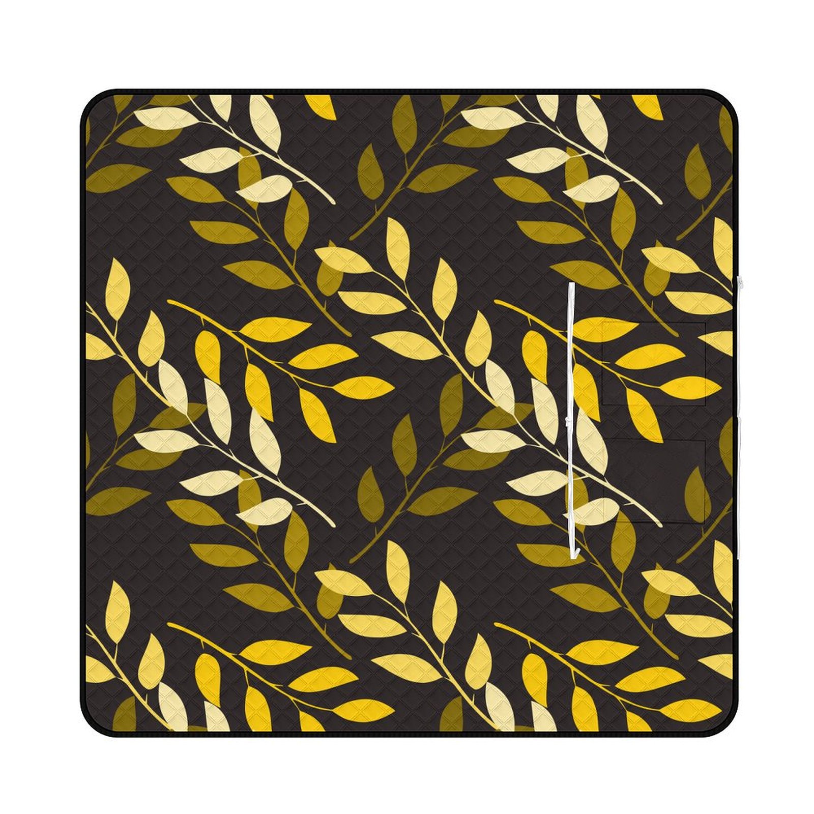 Leaves, Branches Waterproof Beach Mat Folding Mattress Portable ...