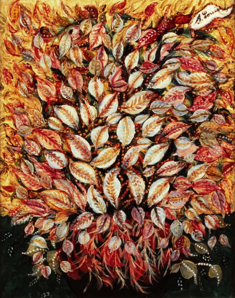 Leaves Canvas Art - (24 x 36)