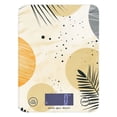 thumbnail image 1 of Leaves Circles Spots Food Scale Digital Kitchen Scale Waterproof Tempered Glass Tare Function 11 lb for Baking Cooking Meal Prep, 1 of 7