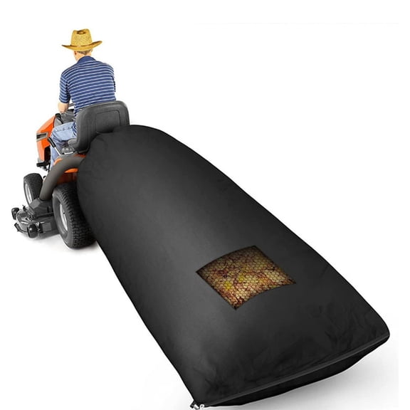 Leaves Collector Bag Grass Catcher Bag for Riding Lawn Mowers 420D Fabric with Waterproof Cover Meshes Vent Design