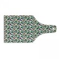 thumbnail image 1 of Leaves Cutting Board, Colorful Abstract Style Leaf Designs Repetitive Pattern on Plain Backdrop, Decorative Tempered Glass Cutting and Serving Board, in 3 Sizes, by Ambesonne, 1 of 2