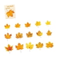 thumbnail image 1 of Leaves Decorative Sticker Waterproof PET Adhesive Sticker Label for Kid Room Wall Journal Phone Cover Embellishments, 1 of 8