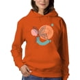 thumbnail image 1 of Leaves Dots Contemporary Modern Hoodie Women -Image by Shutterstock, Female Medium, 1 of 4