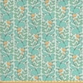 thumbnail image 1 of Leaves Fabric by the Yard, Hand-drawn Leafy Climber Pattern on Pale Green Background, Decorative Upholstery Fabric for Chairs & Home Accents, Reseda Green Pale Orange by Ambesonne, 1 of 4