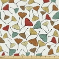 thumbnail image 1 of Ambesonne Leaves Fabric by the Yard Upholstery, Sketch Art Ginkgo Biloba, 1 Yard, Multicolor, 1 of 5