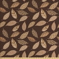 thumbnail image 1 of Ambesonne Leaves Fabric by the Yard Upholstery, Earth Tones Autumn Leaves, 10 Yards, Cocoa Champagne, 1 of 4