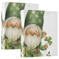 thumbnail image 1 of Leaves Fairies Dwaeves 3 Ring Binders 1.5 inch Hardcover File Folders with Interior Pockets A4 Size Organizer for School Office Hospital Set of 2, 1 of 8
