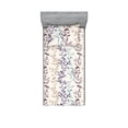 thumbnail image 1 of Leaves Fitted Sheet & Pillow Sham Set, Watercolor Branches on Soft Backdrop Nature Love Botanical Composition, Decorative Printed 2 Piece Bedding Decor, Twinxl, Ivory and Multicolor, by Ambesonne, 1 of 2