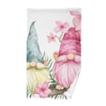 thumbnail image 1 of Leaves Flowers with Gnomes Hand Towel Bath Towels Face Towels Cotton Absorbent for Home Hotel Spa Swimming Yoga Sports, 1 of 7