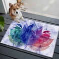 thumbnail image 1 of Leaves Foliage Front Door Rugs 2x3 ft Purple Red Green Leaf Abstract Art Plant Small Rug for Entryway Non Slip Washable Bathroom Door Mat Absorbent Floor Mat for Indoor Entrance, 1 of 9