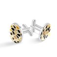 thumbnail image 1 of Leaves Formal Attire Accessories Set: Cufflinks, Shirt Clip, Cufflink - Suitable for Business Attire - Made of Stainless Steel - Ideal for Business Meetings or Special Occasions, 1 of 6