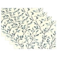 thumbnail image 1 of Leaves Full 12×18 inch Placemats Heat Resistant Washable Foldable Rectangular Placemats Set Decoration Indoor Outdoor for Kitchen Dining Table 4PCs, 1 of 8