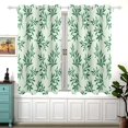 thumbnail image 1 of Leaves Green Blackout Curtains Window Grommet Insulated Curtain Bedroom Living Room 54"x55" 2 Panels, 1 of 5