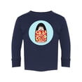 thumbnail image 1 of Leaves Kokeshi Doll Long Sleeve Toddler -Image by Shutterstock,  3 Toddler, 1 of 4