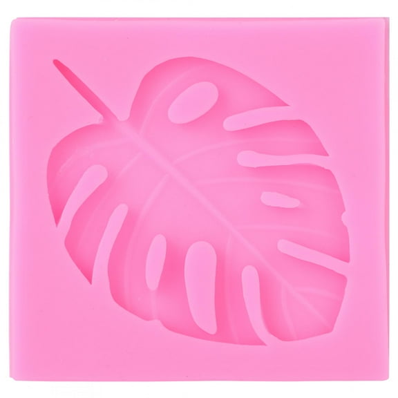 Leaves Mold,Homemade Monstera Leaf Cake Mold Silica Gel Molds Cake Maker for DIY Chocolate Candy Pudding Cupcake Cake Topper Decor Party Hawaiian Decoration