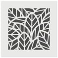thumbnail image 1 of Leaves Overlapping DIY Cookie Wall Craft Stencil - 4.5 Inch, 1 of 5