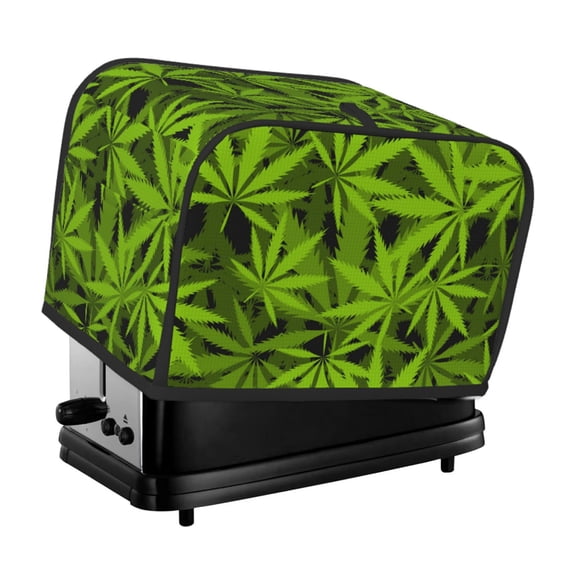 Leaves Pattern 2 Slice Toaster Cover Bread Maker Dust Protective For Small Kitchen Appliance Covers