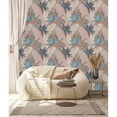 thumbnail image 1 of Leaves Pattern Wallpaper Pre-Pasted - 25"W x 225"H, 1 of 3