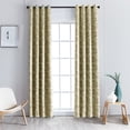 thumbnail image 1 of Leaves Patterned Blackout Curtain Panels, 52" x 108", Sage by Blue Nile Mills, 1 of 6