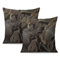 thumbnail image 1 of Leaves Pillow Covers Inserts & Covers,Soft Pillow Cas Covers,linen Pillowcases Double-sided Printing for Sofa Couch Outdoor Decor,Decorative Set Of 2,20x20 Inches, 1 of 7