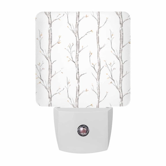 Leaves Plug-in LED Night Lights Tree Branches Auto Dusk-to-Dawn Sensor for Bedroom, Bathroom, Kitchen, Nursery, Hallway, Stairs, Wall Home Decor