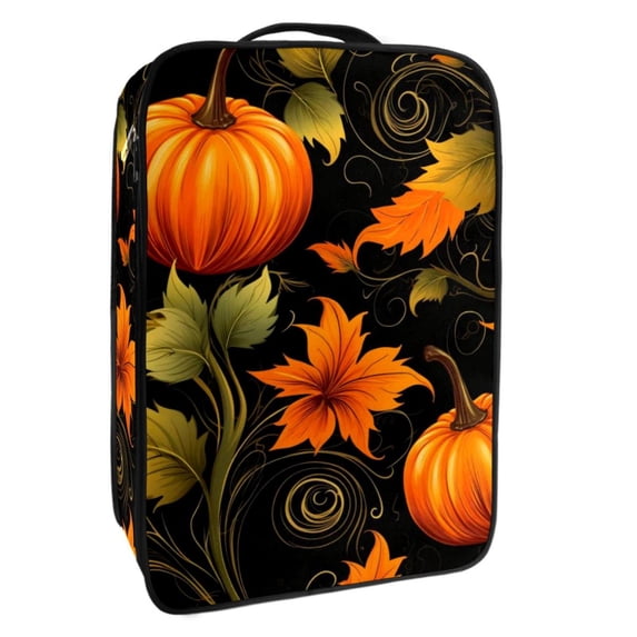 Leaves Polyester Shoe Box Organizer - 23x31cm/9x12in Closet Storage Container
