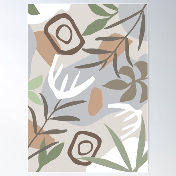 Leaves Poster Wall Art, Poster Only