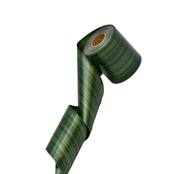 Leaves Print Ribbon 50 Meter Length 10cm Wide Gift Wrapping Ribbon For Wedding Flower Arrangements And Craft Project
