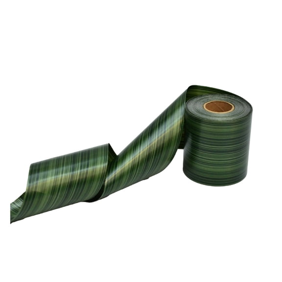 Leaves Print Wrapping Ribbon 50 Meter Length 10cm Wide For Florist Gift Wrapping