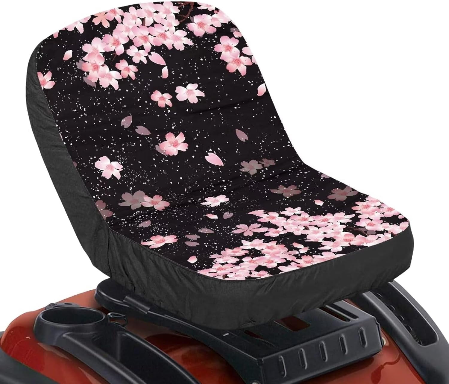 Leaves Riding Lawn Mower Cherry Blossom Seat Cover Universal Tractor