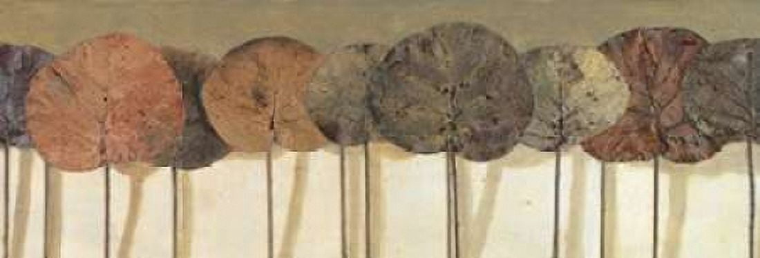 Leaves Show II Canvas Art - Patricia Pinto (8 x 24)