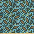 thumbnail image 1 of Ambesonne Leaves Fabric by the Yard Upholstery, Retro Foliage Pattern, 3 Yards, Taupe Blue Green, 1 of 4