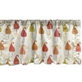 thumbnail image 1 of Leaves Window Valance, Repetitive Pattern of Abstract Autumn Leaf Nature on Pastel Background, Curtain Valance for Kitchen Bedroom Decor with Rod Pocket, 54" X 18", Ivory and Multicolor, by Ambesonne, 1 of 3