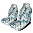 thumbnail image 1 of Leaves With Hammerhead Shark Car Seat Covers Front Seats Universal Fit for Cars SUV Truck Auto Interior Accessories, 1 of 3