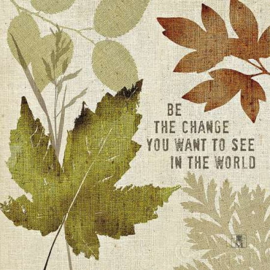 Leaves of Inspiration I Canvas Art - Studio Mousseau (24 x 24)