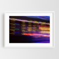 thumbnail image 1 of Leavin' The Spectacle - Hermosa Beach California Photography Abstract Psychedelic Modern Art Neon Sign Nightlife Surrealism Geometric White Framed Wall Art Print 16 x 24 inches, 1 of 3