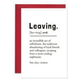thumbnail image 1 of Leaving Card – Humorous Definition of Selfishness – Perfect for Farewells, Goodbyes, or Moving Away – Includes Envelope, Blank Inside for Personal Messages, 1 of 3