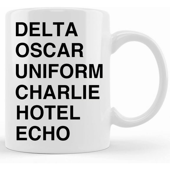 Leaving Gifts Ideas Joke Funny Retirement Gift Mugs For Work Colleagues Friends Him Her Boss Nato Phonetic Alphabet 41, Ceramic Novelty Coffee Mugs 11oz, 15oz Mug, Tea Cup, Gift Present