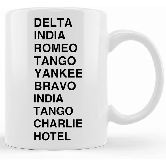 Leaving Gifts Ideas Joke Funny Retirement Gift Mugs For Work Colleagues Friends Him Her Boss Nato Phonetic Alphabet 52, Ceramic Novelty Coffee Mugs 11oz, 15oz Mug, Tea Cup, Gift Present