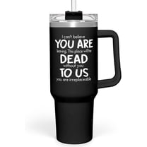 Leaving Job Tumbler for Coworkers 40 oz Stainless Steel with Handle & Straw Farewell & New Job Gifts Best Going Away Present for Colleagues