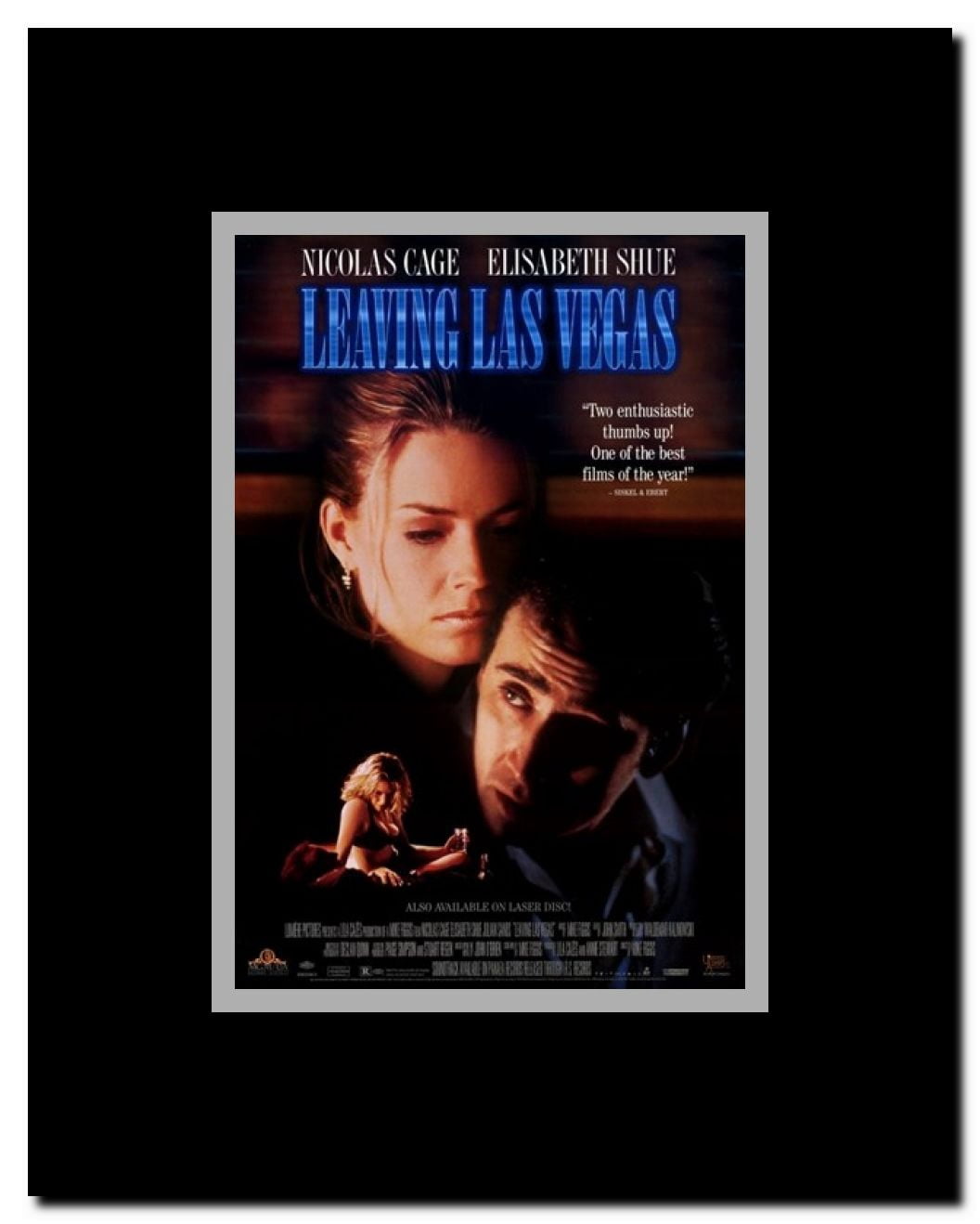 Leaving Las Vegas Framed Movie Poster
