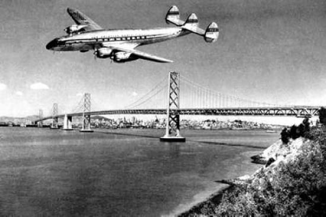 Leaving San Francisco Canvas Art - Vintage San Francisco (24 x 36)