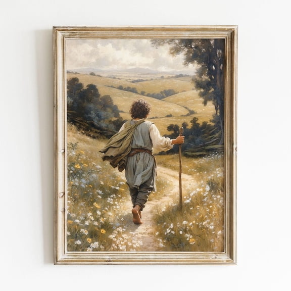 Leaving the Home Unique High Fantasy Fellowship Power Ring Fine Art