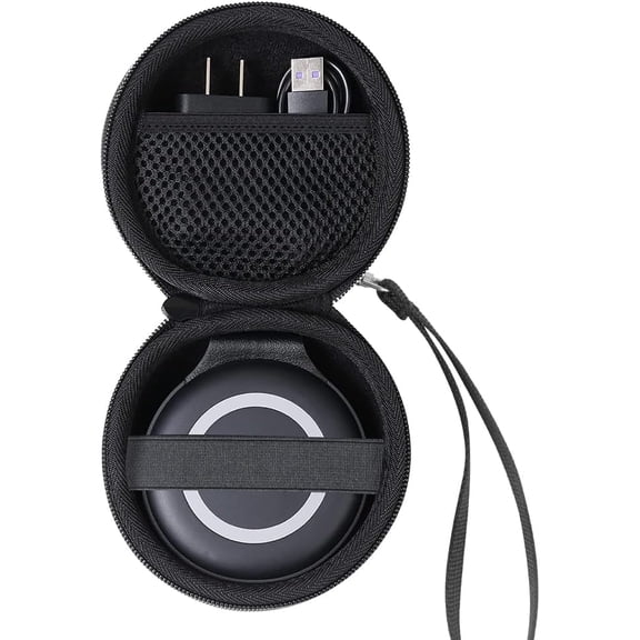 Leayjeen Travel Case Compatible with UCOMX/Hicober 3 in 1 Wireless Charger,Foldable Magnetic Charging Station Storage Holder Case-Black(Case Only)