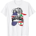 thumbnail image 1 of Lebanese American Heritage Lebanese Women USA Girl Lebanon T-Shirt, 1 of 4